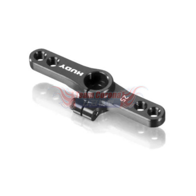 HUDY 293443 ALU CLAMP THROTTLE SERVO HORN - FUTABA, SAVÖX - OFFSET 2-HOLE M3 -25T